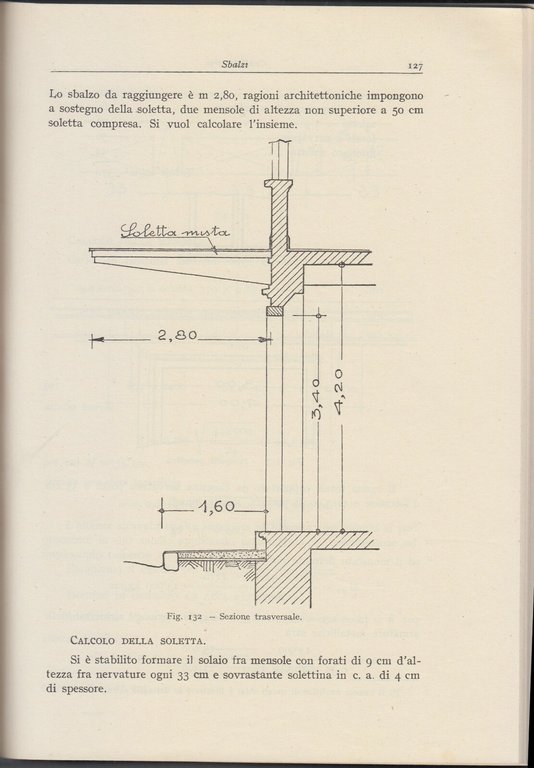 LA PROGETTAZIONE DI COSTRUZIONI IN CEMENTO ARMATO Arosio 1952 Hoepli …