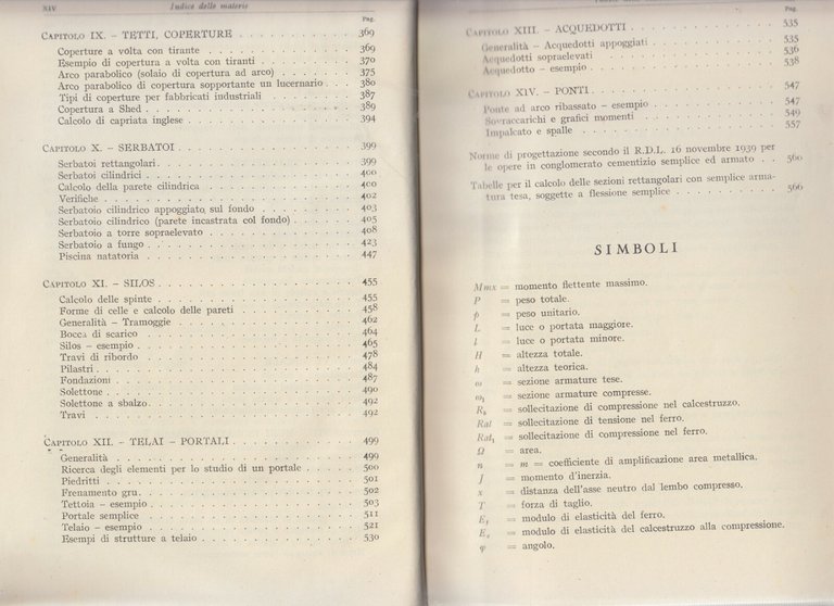 LA PROGETTAZIONE DI COSTRUZIONI IN CEMENTO ARMATO Arosio 1952 Hoepli …