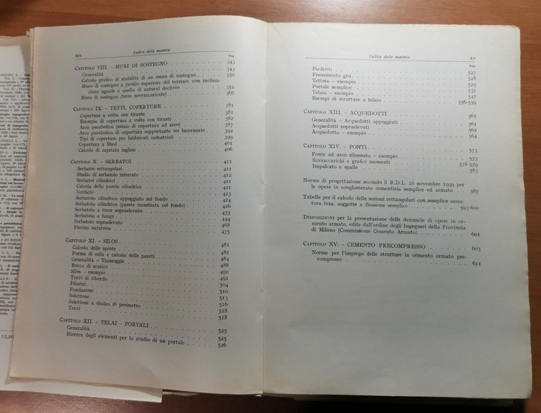 LA PROGETTAZIONE DI COSTRUZIONI IN CEMENTO ARMATO Arosio 1961 Hoepli …