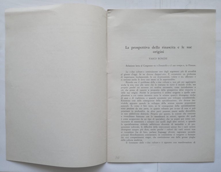 LA PROSPETTIVA DELLA RINASCITA E LE SUE ORIGINI di Vasco …