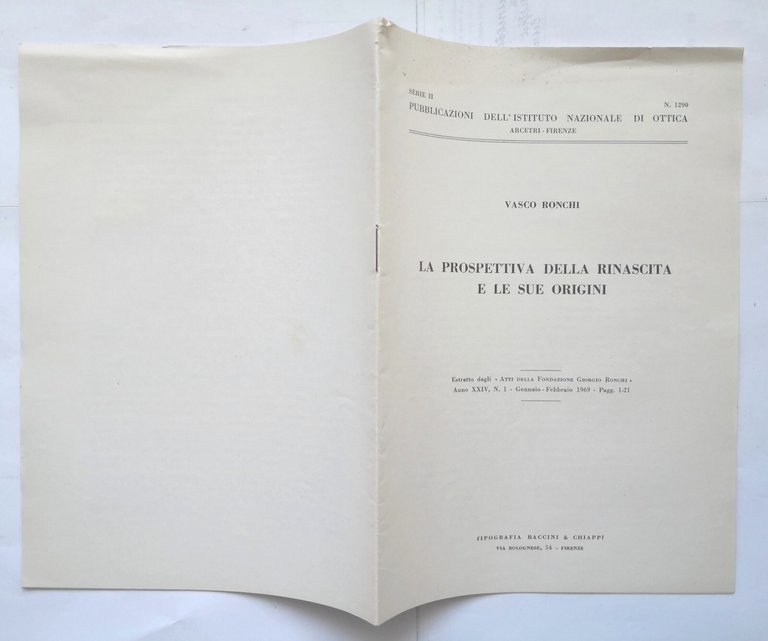 LA PROSPETTIVA DELLA RINASCITA E LE SUE ORIGINI di Vasco …