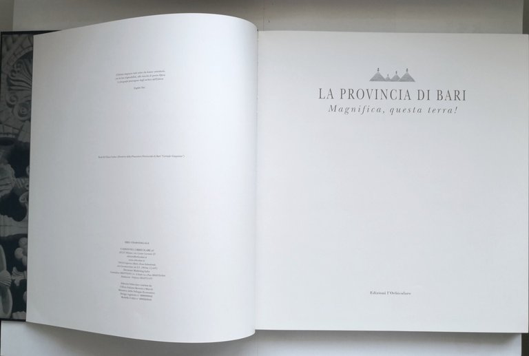 LA PROVINCIA DI BARI di Clara Gelao 2010 Edizioni l'Orbicolare …