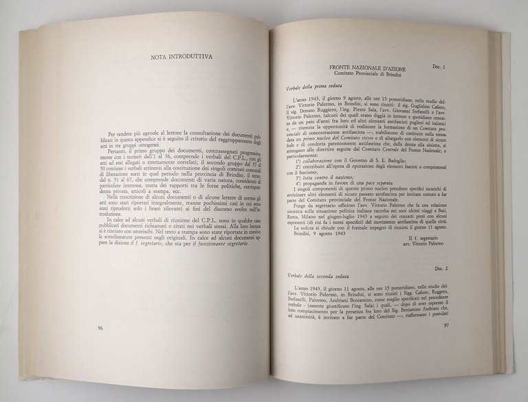 LA PROVINCIA DI BRINDISI TRA FASCISMO E DEMOCRAZIA 1979 Grafischena …