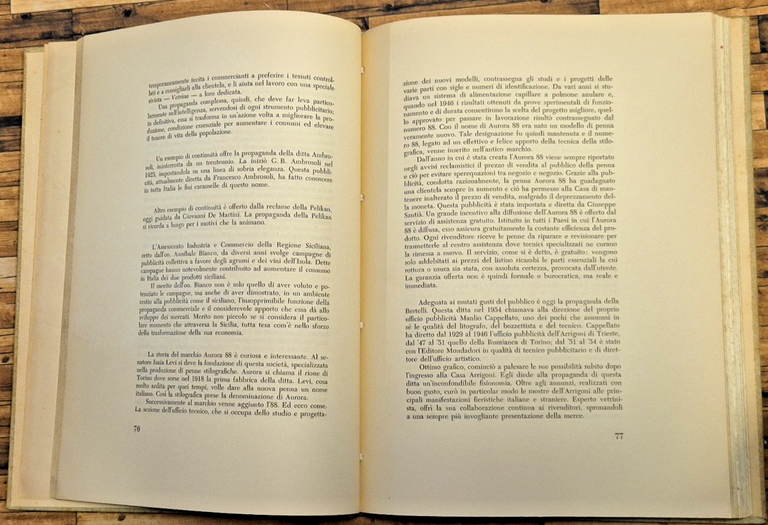 LA PUBBLICITÀ ITALIANA di Felice Cunsolo 1955 Gorlich libro illustrato | Immagine Gallery 2