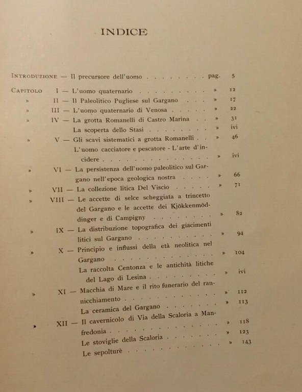 LA PUGLIA PREISTORICA di Quintino Quagliati 1936 Trani libro storia …