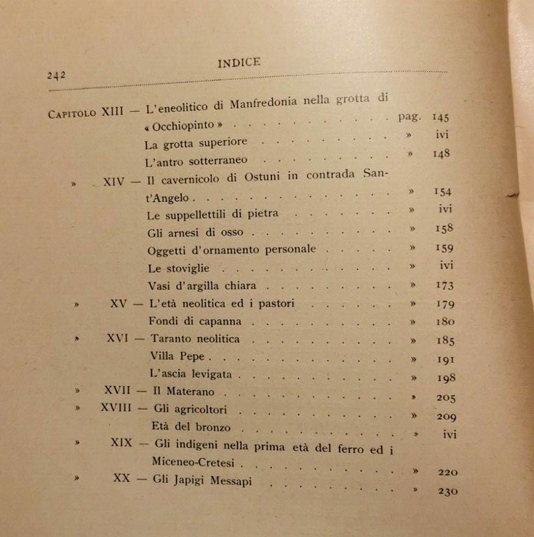 LA PUGLIA PREISTORICA di Quintino Quagliati 1936 Trani libro storia …
