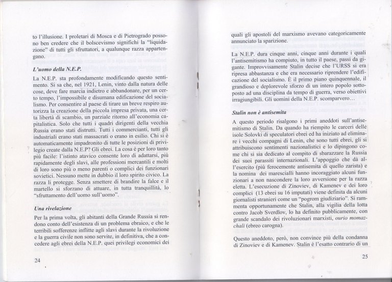 LA QUESTIONE EBRAICA di Robert Brasillach Pierre Cousteau 2004 Effepi …