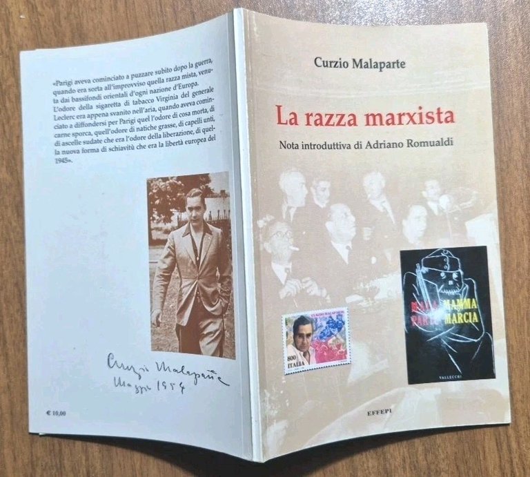 LA RAZZA MARXISTA di Curzio Malaparte 2006 Effepi Libro fascismo