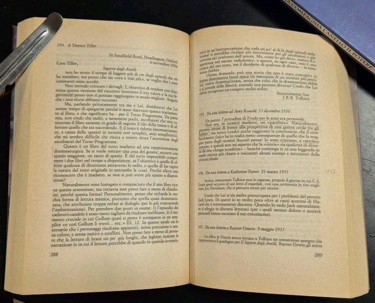 LA REALTÀ IN TRASPARENZA lettere di J R R Tolkien …