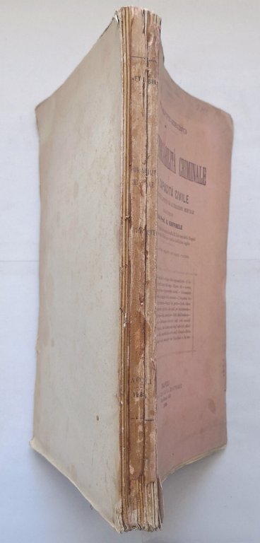 LA RESPONSABILITÀ CRIMINALE E LA CAPACITÀ CIVILE di Krafft Ebing …