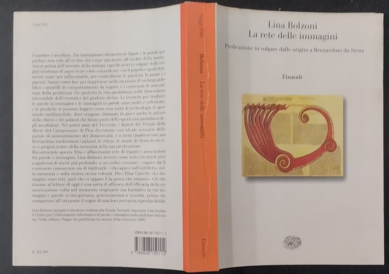 LA RETE DELLE IMMAGINI di Lina Bolzoni 2002 Einaudi Libro …