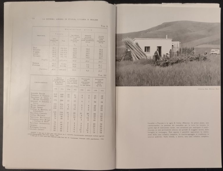 LA RIFORMA AGRARIA IN PUGLIA LUCANIA E MOLISE 1963 Laterza …