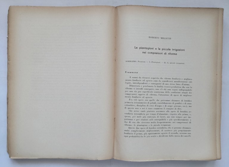 LA RIFORMA FONDIARIA 1951 Federazione Nazionale Dottori in Scienze Agrarie …