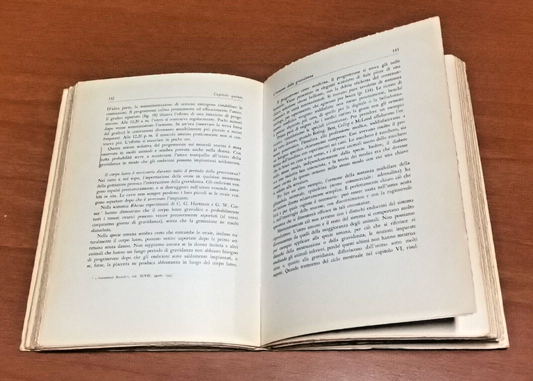 LA RIPRODUZIONE UMANA George W Corner 1963 Boringhieri Editore Libro