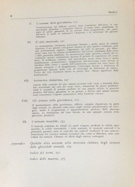 LA RIPRODUZIONE UMANA George W Corner 1963 Boringhieri Editore Libro