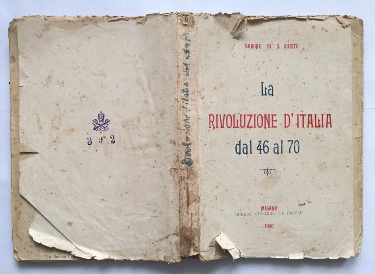 LA RIVOLUZIONE D'ITALIA DAL 46 AL 70 + DECENNIO Barone …