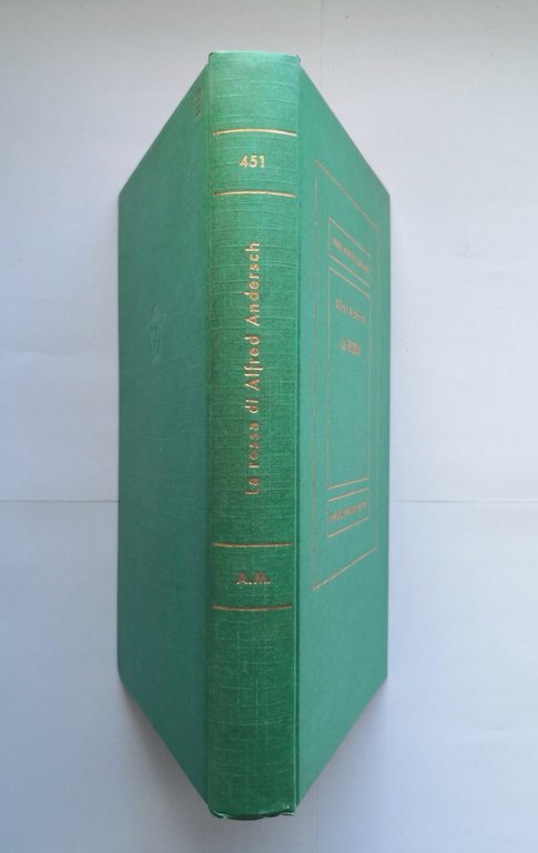 LA ROSSA di Alfred Andersch 1962 Mondadori Medusa Libro romanzo …