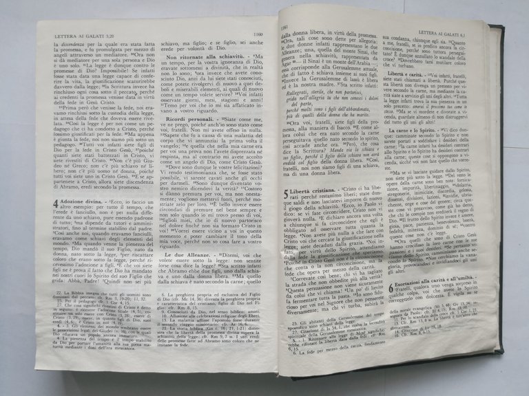 LA SACRA BIBBIA 1980 Conferenza Episcopale Italiana libro edizione ufficiale …