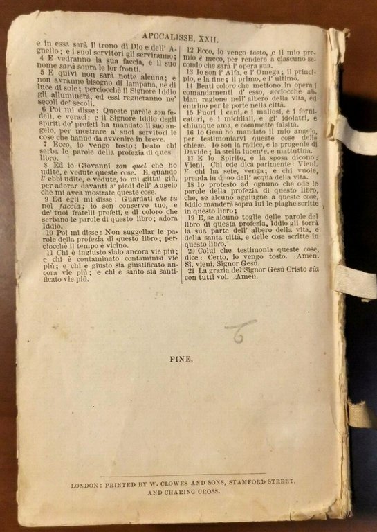 LA SACRA BIBBIA di Giovanni Diodati 1859 ossia antico e …