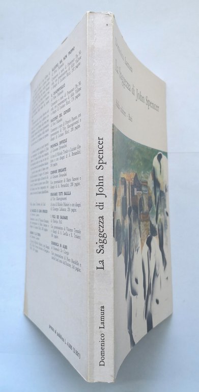 LA SAGGEZZA DI JOHN SPENCER Domenico Lamura 1980 Adda Libro …