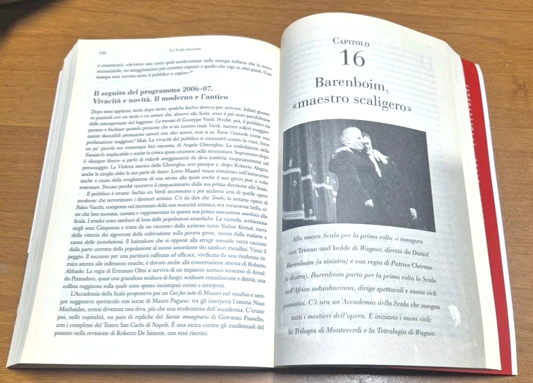 LA SCALA RACCONTA di Giuseppe Barigazzi edizione ampliata 2010 Hoepli …