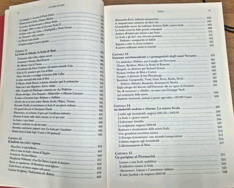 LA SCALA RACCONTA di Giuseppe Barigazzi edizione ampliata 2010 Hoepli …