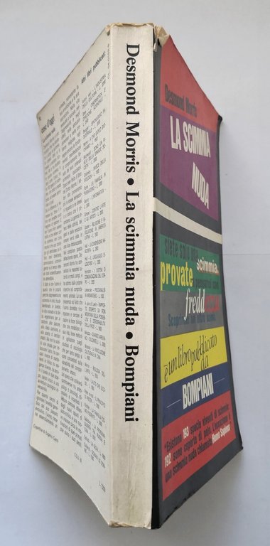 LA SCIMMIA NUDA di Desmond Morris 1971 Valentino Bompiani Libro …