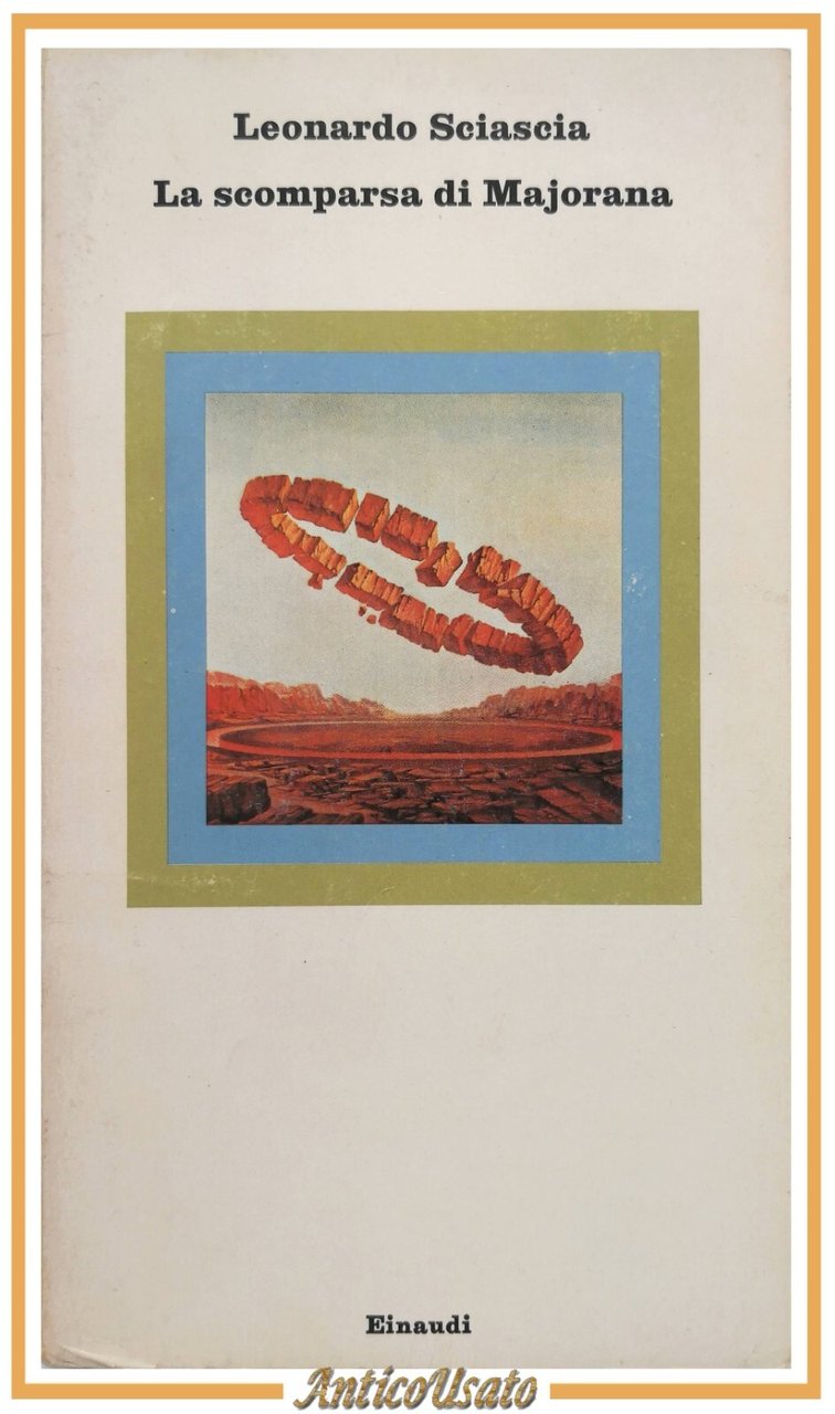 LA SCOMPARSA DI MAJORANA di Leonardo Sciascia 1975 Einaudi Libro …