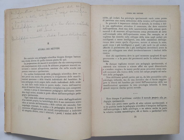 LA SCOPERTA DEL BAMBINO di Maria Montessori 1962 Garzanti Libro …