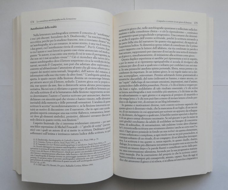 LA SCRITTURA CLINICA di Duccio Demetrio 2009 Cortina Libro fragilità …