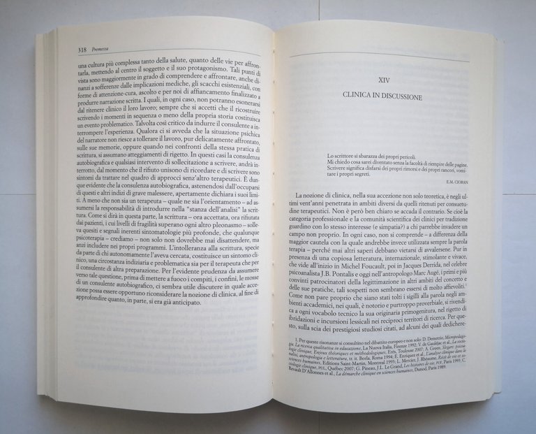 LA SCRITTURA CLINICA di Duccio Demetrio 2009 Cortina Libro fragilità …