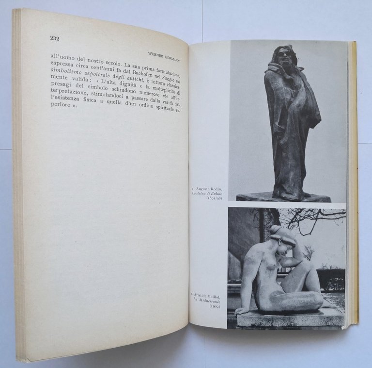 LA SCULTURA DEL XX SECOLO di Werner Hofmann 1962 Cappelli …