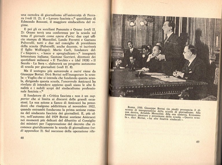LA SCUOLA FASCISTA DI GIORNALISMO 1930 1933 di Gallavotti 1982 …