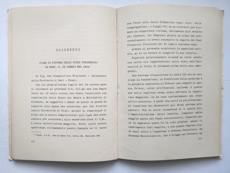 LA SCUOLA IN TERRA DI BARI di Ernesto Bosna volume …