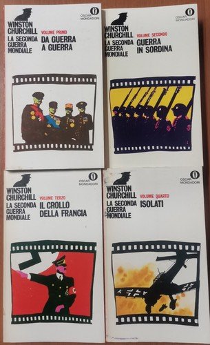 LA SECONDA GUERRA MONDIALE di Winston Churchill 12 volumi Mondadori …