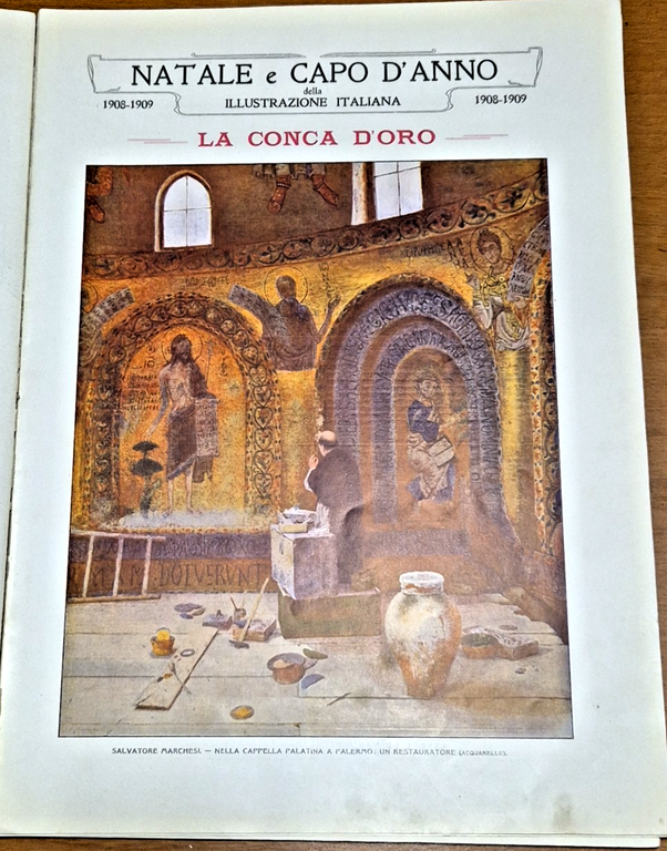 LA SICILIA Conca d'Oro L'illustrazione Italiana Natale e capodanno 1908 …
