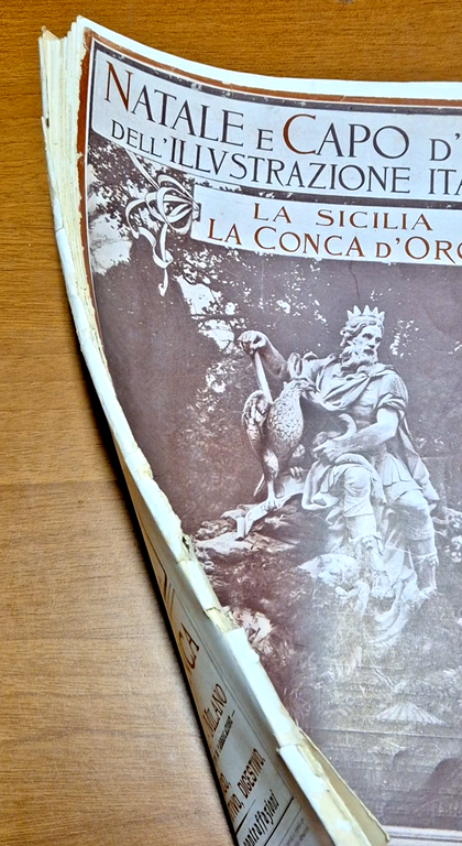 LA SICILIA Conca d'Oro L'illustrazione Italiana Natale e capodanno 1908 …