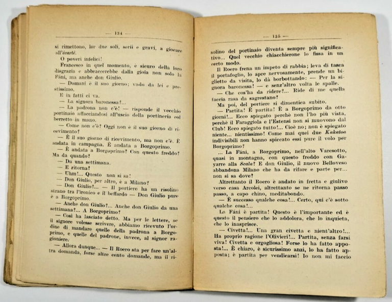 LA SIGNORINA di Gerolamo Rovetta 1929 Baldini e Castoldi romanzo …