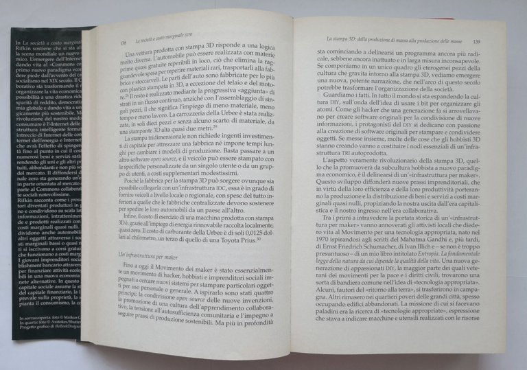 LA SOCIETÀ A COSTO MARGINALE ZERO di Jeremy Rifkin 2014 …