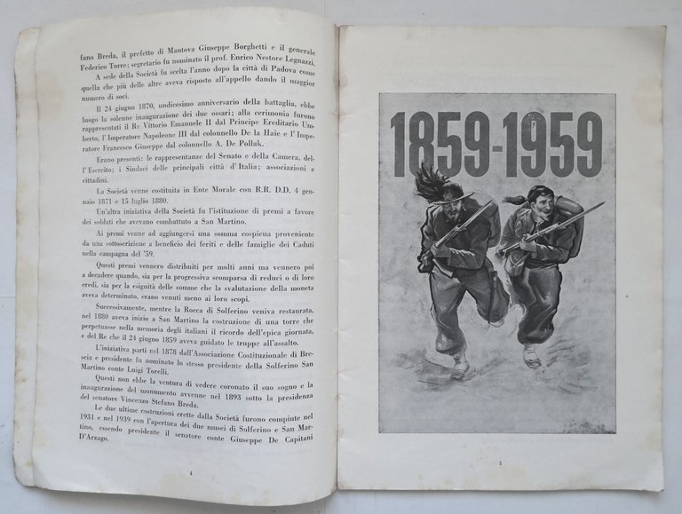 LA SOCIETÀ SOLFERINO SAN MARTINO GUIDA DEI MONUMENTI 1967 Libro …
