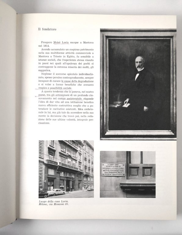 LA SOCIETÀ UMANITARIA FONDAZIONE P M LORIA MILANO 1893 1963 …