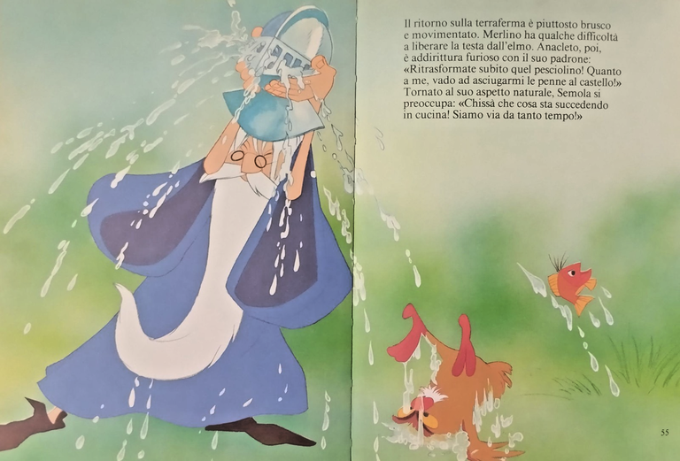 LA SPADA NELLA ROCCIA di Walt Disney 1985 Mondadori Libro …