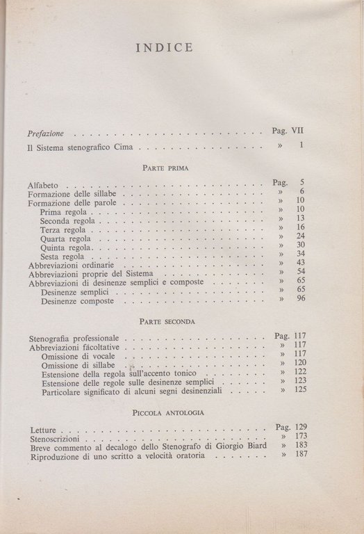LA STENOGRAFIA SISTEMA CIMA di Tito Poggio e Ines Gandolfo …