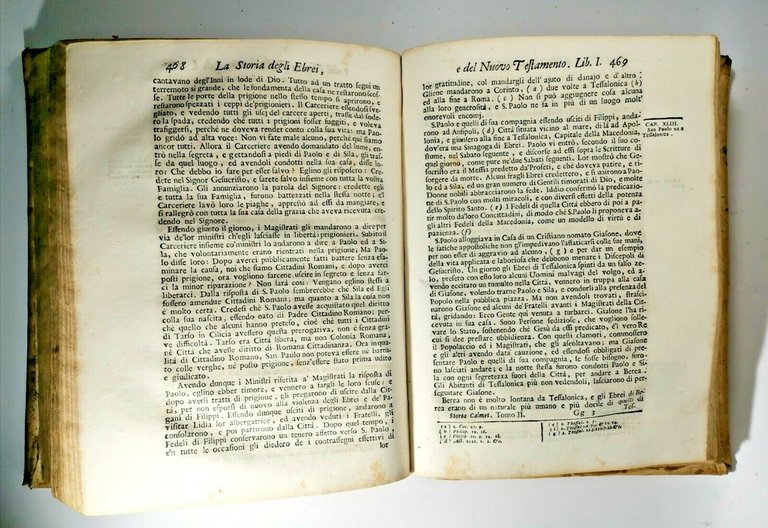 LA STORIA DELL'ANTICO E NUOVO TESTAMENTO DEGLI EBREI volume 2 …