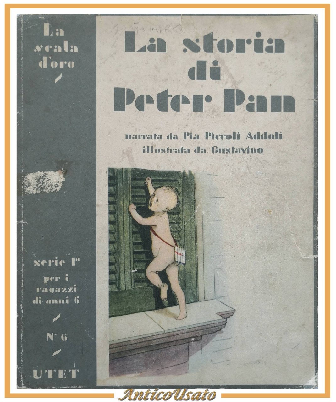 LA STORIA DI PETER PAN fiaba Barrie 1951 UTET scala …
