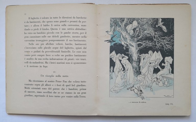 LA STORIA DI PETER PAN fiaba Barrie 1951 UTET scala …