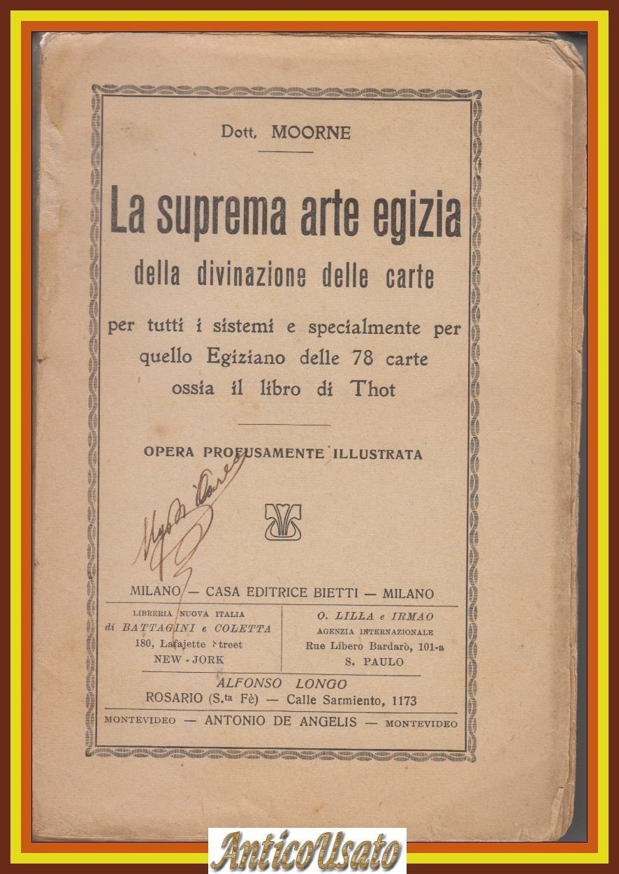 LA SUPREMA ARTE EGIZIA della Divinazione Carte di Moorne Libro … | Immagine principale