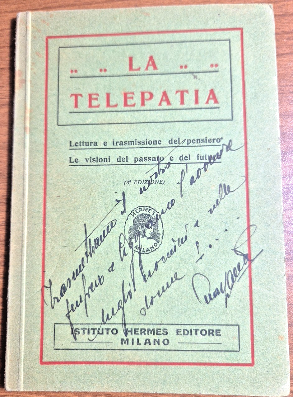 LA TELEPATIA lettura trasmissione del pensiero visioni futuro Hermes Libro