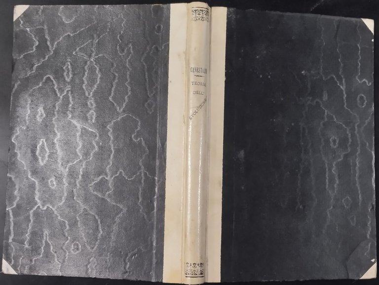LA TEORIA DELL'EVOLUZIONE ESPOSTA NE SUOI FONDAMENTI Canestrini 1887 UTET …