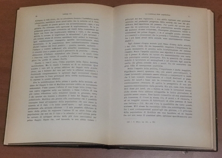 LA TEORIA DELLA POLITICA ECONOMICA nell'economia politica classica di Robbins